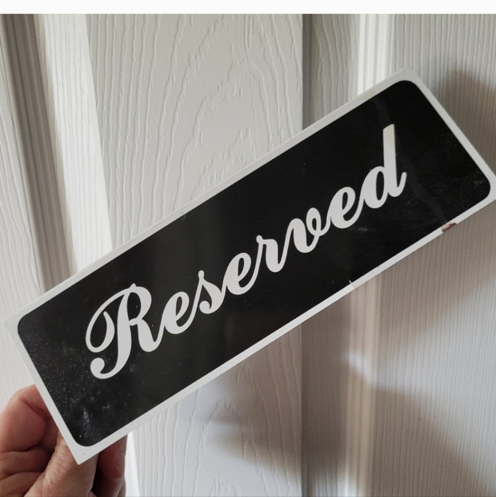 RESERVED ITEM